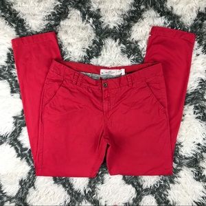 H&M Logg Straight Leg Pants Pink Size 14